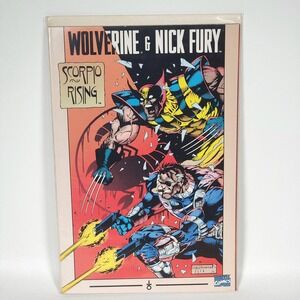 Wolverine & Nick Fury Scorpio Rising No 1 Prestige TPB Marvel 1994 McManus Cover